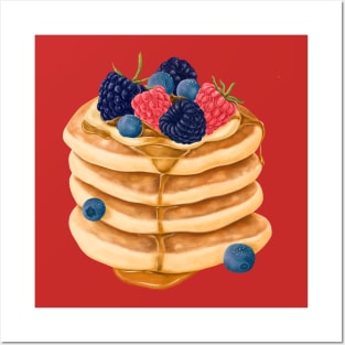Sweet pancakes Posters and Art